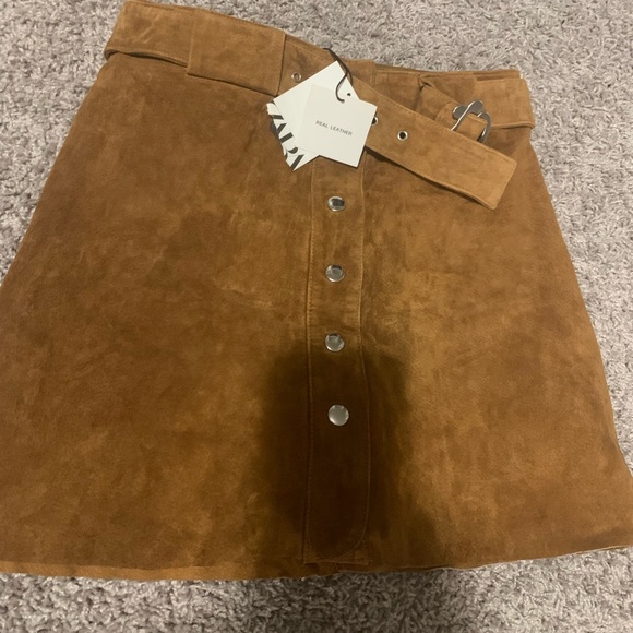 Leather Mini Skirt